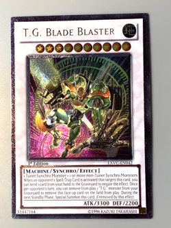 yugioh T.G. Blade Blaster EXVC-EN042 Ultimate Rare 1st Edition near mint - Image 2