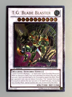 yugioh T.G. Blade Blaster EXVC-EN042 Ultimate Rare 1st Edition near mint - Image 3