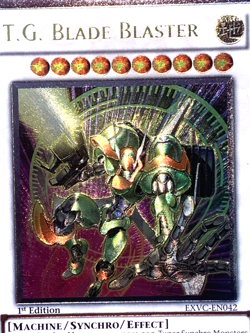 yugioh T.G. Blade Blaster EXVC-EN042 Ultimate Rare 1st Edition near mint - Image 4