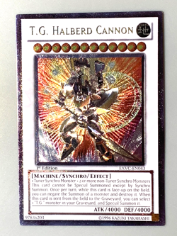 yugioh T.G. HALBERD CANNON EXVC-EN043 Ultimate Rare 1st Edition near mint - Image 2