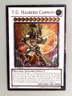 yugioh T.G. HALBERD CANNON EXVC-EN043 Ultimate Rare 1st Edition near mint - Image 3