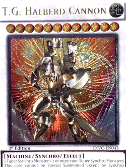 yugioh T.G. HALBERD CANNON EXVC-EN043 Ultimate Rare 1st Edition near mint - Image 4