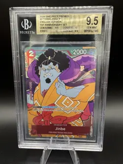 One Piece English 1st Anniversary BGS 9.5 Jinbe - Image 1