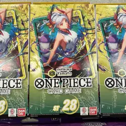 One Piece TCG: Starter Deck ST-28 Yamato Green/Yellow New Sealed English - Image 1