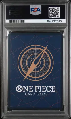 2025 One Piece OP11-A Fist Of Divine Speed Pistol Red Hawk Alt Art PSA 10 - Image 2
