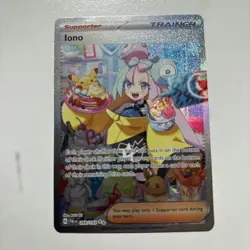 Pokemon TCG Iono Trainer Paldea Evolved Special Illustration Rare Card 269/193 - Image 4