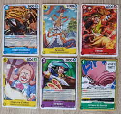 Lot de 6 Cartes Divers ONE PIECE CARD GAME FR - Image 1