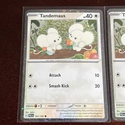Tandemaus 167/193 Pokemon Paldea Evolved COSMOS Promo Near Mint - Image 3