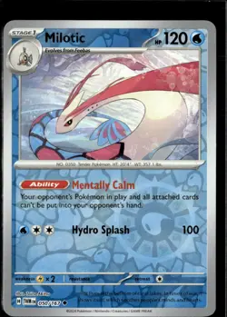 Pokemon Milotic 050/167 Twilight Masquerade Reverse Holo Uncommon 5 Card Lot - Image 1