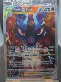 Lucario VSTAR Sealed PromoSWSH291 Sword & Shield Pokemon Tcg Crown Zenith - Image 1