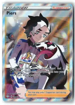 PIERS 069 072 Ultra Rare Shining Fates Holo Trainer NM - Image 2