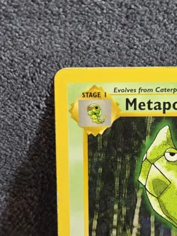 Pokemon Wizards Metapod 54/102 Base Set Shadowless 1st Ed Regular 1999 70HP - Image 2