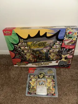 Ascended Heroes Premium Poster collection mega Lucario + 2 Pack Blister Pokemon - Image 1