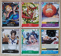 Lot de 6 Cartes Divers ONE PIECE CARD GAME FR - Image 1