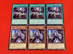 3x Forbidden Droplet + 3x Ghost Belle & Haunted Mansion | NM | 1st Ed | YuGiOh! - Image 1