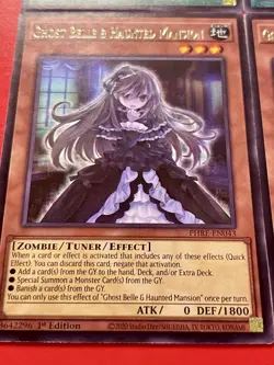 3x Forbidden Droplet + 3x Ghost Belle & Haunted Mansion | NM | 1st Ed | YuGiOh! - Image 2