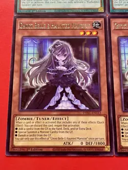 3x Forbidden Droplet + 3x Ghost Belle & Haunted Mansion | NM | 1st Ed | YuGiOh! - Image 3