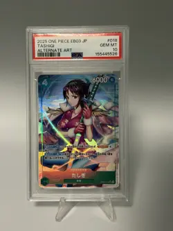 PSA 10 GEM MT Tashigi EB03-018 ALTERNATE ART: One Piece Heroines Edition Foil - Image 1