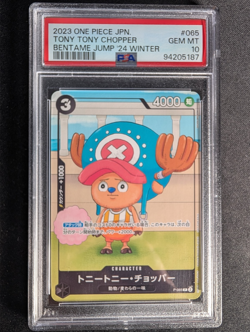 Tony Tony Chopper P-065 P Bentame Jump 2024 WINTER Promo ONE PIECE JP - PSA 10 - Image 3