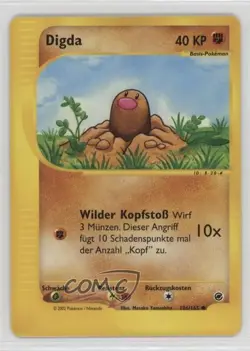 Diglett German Pokemon e-Card Series Expedition #106 2002 - Image 1