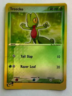 Treecko #76/109 Reverse Holo Pokemon Card - Ruby & Sapphire 2003 RARE - Image 1