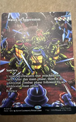 Waves of Aggression (Borderless) Teenage Mutant Ninja Turtles Source Material... - Image 1