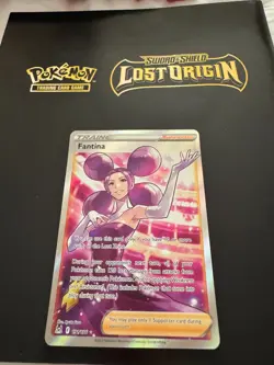 Fantina Full-Art Ultra Rare TRAINER POKEMON CARD - LOST ORIGIN - 191/196 NM - Image 1
