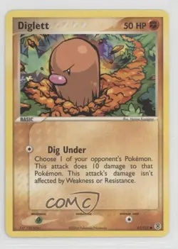 Diglett Pokemon EX FireRed & LeafGreen #61 2004 - Image 1