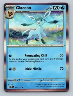 Glaceon 025/131 Holo Rare Prismatic Evolutions Holo NM 2025 Free Shipping - Image 1