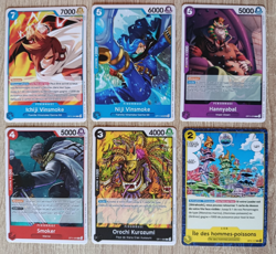 Lot de 6 Cartes Divers ONE PIECE CARD GAME FR - Image 1