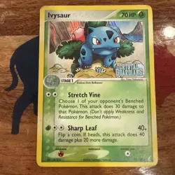 Pokemon TCG Ivysaur EX Crystal Guardians Card 35/100 Reverse Holo Stamped MP - Image 1