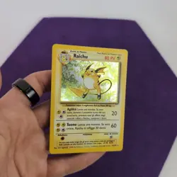 Carta Pokemon Vintage RAICHU SET BASE Italiano - Excellent + - Image 2