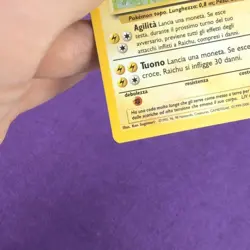 Carta Pokemon Vintage RAICHU SET BASE Italiano - Excellent + - Image 5