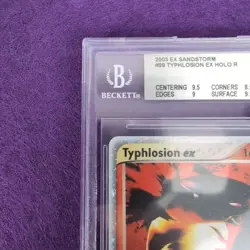 Typhlosion ex #99 Ex Sandstorm BGS 9 Carta Pokemon Vintage 2003 - Image 2