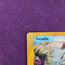 Carta Pokemon TOTODILE 134 Expedition REVERSE HOLO - EX - Image 2