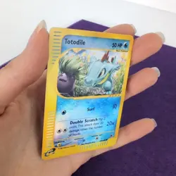 Carta Pokemon TOTODILE 134 Expedition REVERSE HOLO - EX - Image 5
