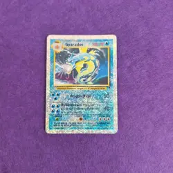 Gyarados Legendary Collection REVERSE HOLO Carta Pokemon Vintage - EX - Image 1