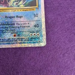 Gyarados Legendary Collection REVERSE HOLO Carta Pokemon Vintage - EX - Image 5