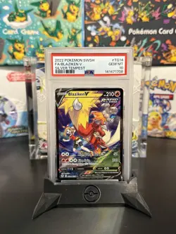 Pokemon TCG Blaziken V TG14/TG30 Silver Tempest Trainer Gallery PSA 10 - Image 1