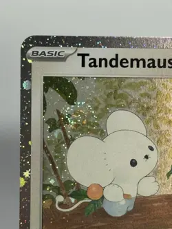 🌀Head Swirl 🌀Tandemaus 167/193 Cosmos Holo Pokemon Paldea Evolved NM - Image 2