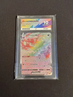 Pokemon TCG - Eternatus VMAX 192/189 Darkness Ablaze Rainbow Ace 10 - Image 1