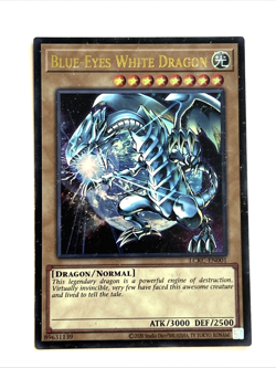 YUGIOH LCKC-EN001 BLUE EYES WHITE DRAGON (VERSION 3) ULTRA RARE FOIL - Image 1