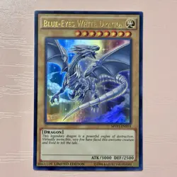 YuGiOh! Blue-Eyes White Dragon (Ultra Rare) MVP1-ENSV4 LIMITED NM Movie Pack - Image 1