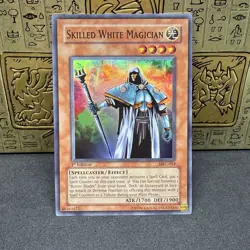 Yugioh Skilled White Magician MFC-064 Super Rare 1st Edition NM - Image 1