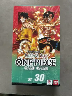 One Piece Starter Deck ST 30 Luffy & Ace - No promo pack, Deck Only - Image 1