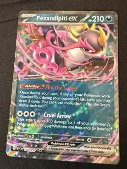 SV: Shrouded Fable Fezandipiti ex #038/064 Pokemon Card - Image 1