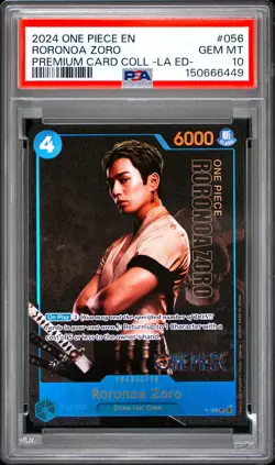 2024 ONE PIECE PREMIUM CARD COLLECTION -LIVE ACTION EDITION- RORONOA ZORO PSA 10 - Image 1