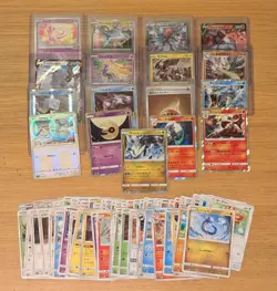 Pokemon Japanese Collection Bulk Lot - 74 Cards including Holo Reverse V Common - Image 1