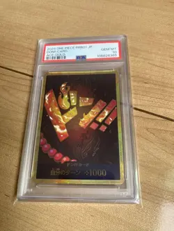PSA10 Ace DON Card Super Parallel Gold Frame One Piece TCG Rare - Image 1