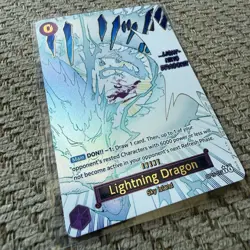 One Piece TCG Lightning Dragon Event OP15-077 Holo Card - Image 4